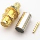 SMA FEMALE CRIMP FOR RG55/U RG142/U RG400/U RG223/U